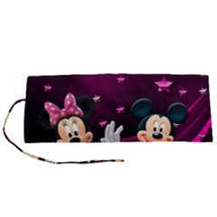 Cartoons, Disney, Mickey Mouse, Minnie Roll Up Canvas Pencil Holder (s) by nateshop