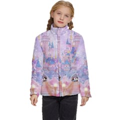 Disney Castle, Mickey And Minnie Kids  Puffer Bubble Jacket Coat by nateshop