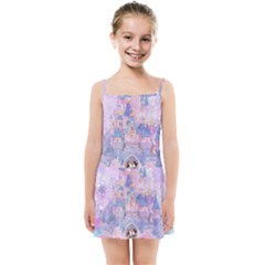 Disney Castle, Mickey And Minnie Kids  Summer Sun Dress by nateshop