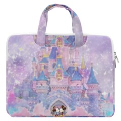 Disney Castle, Mickey And Minnie Macbook Pro 13  Double Pocket Laptop Bag by nateshop