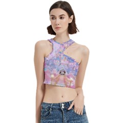 Disney Castle, Mickey And Minnie Cut Out Top by nateshop