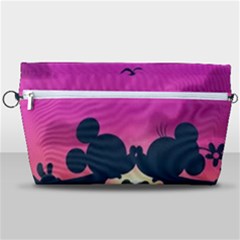 Mickey And Minnie, Mouse, Disney, Cartoon, Love Handbag Organizer by nateshop