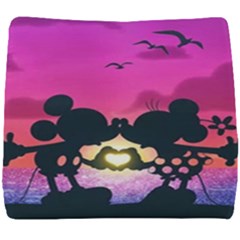 Mickey And Minnie, Mouse, Disney, Cartoon, Love Seat Cushion by nateshop