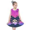 Mickey And Minnie, Mouse, Disney, Cartoon, Love Kids  Summer Dress View1