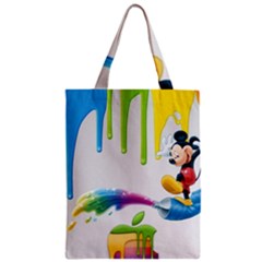 Mickey Mouse, Apple Iphone, Disney, Logo Zipper Classic Tote Bag by nateshop