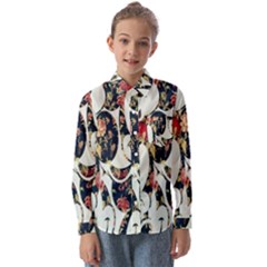 Mickey Mouse, Cartoon, Cartoon Character Kids  Long Sleeve Shirt by nateshop