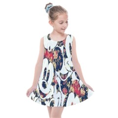 Mickey Mouse, Cartoon, Cartoon Character Kids  Summer Dress by nateshop