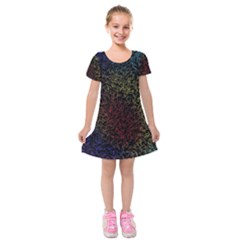 Minimal Glory Kids  Short Sleeve Velvet Dress by nateshop