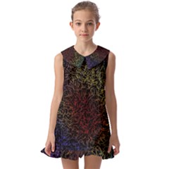 Minimal Glory Kids  Pilgrim Collar Ruffle Hem Dress by nateshop