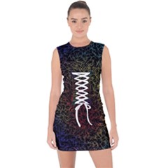 Minimal Glory Lace Up Front Bodycon Dress