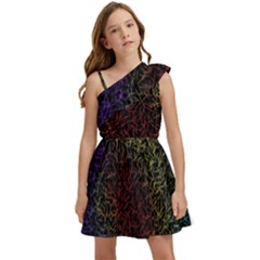 Minimal Glory Kids  One Shoulder Party Dress by nateshop