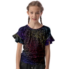 Minimal Glory Kids  Cut Out Flutter Sleeves by nateshop