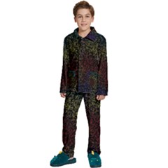 Minimal Glory Kids  Long Sleeve Velvet Pajamas Set by nateshop