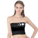 Moon Phases, Eclipse, Black Tube Top View1