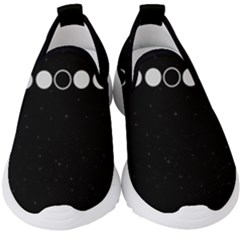 Moon Phases, Eclipse, Black Kids  Slip On Sneakers by nateshop