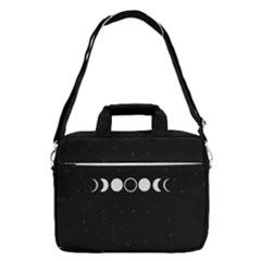 Moon Phases, Eclipse, Black Macbook Pro 13  Shoulder Laptop Bag  by nateshop