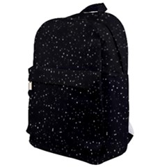 Simple Starry Sky, Alone, Black, Dark, Nature Classic Backpack by nateshop