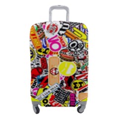 Sticker Bomb, Art, Cartoon, Dope Luggage Cover (small) by nateshop