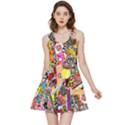 Sticker Bomb, Art, Cartoon, Dope Inside Out Reversible Sleeveless Dress View1