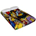 The Simpsons, Cartoon, Crazy, Dope Fitted Sheet (Queen Size) View2