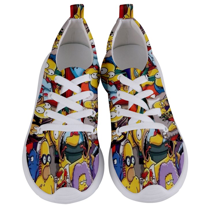 The Simpsons, Cartoon, Crazy, Dope Women s Lightweight Sports Shoes