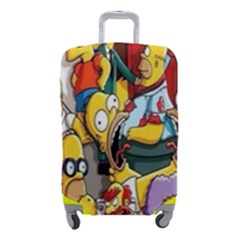 The Simpsons, Cartoon, Crazy, Dope Luggage Cover (small) by nateshop