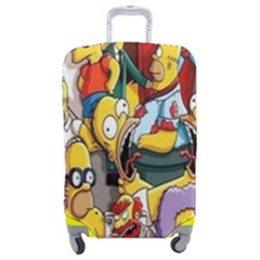 The Simpsons, Cartoon, Crazy, Dope Luggage Cover (medium) by nateshop