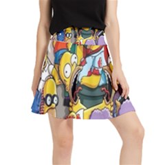 The Simpsons, Cartoon, Crazy, Dope Waistband Skirt by nateshop