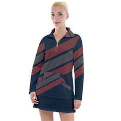 Abstract, Cool, Dark New, Pattern, Race Women s Long Sleeve Casual Dress by nateshop