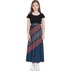 Abstract, Cool, Dark New, Pattern, Race Kids  Flared Maxi Skirt by nateshop