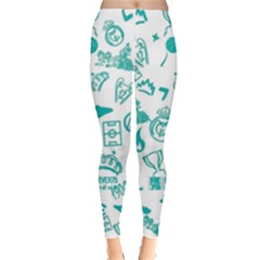 Background, Pattern, Sport Everyday Leggings 