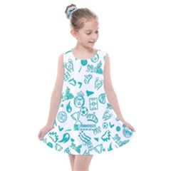 Background, Pattern, Sport Kids  Summer Dress by nateshop