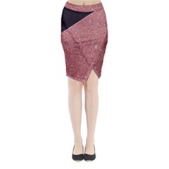 Abstract, Edge Style, Pink, Purple, Midi Wrap Pencil Skirt by nateshop