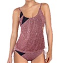 Abstract, Edge Style, Pink, Purple, Tankini Set View1