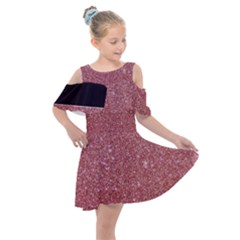 Abstract, Edge Style, Pink, Purple, Kids  Shoulder Cutout Chiffon Dress by nateshop