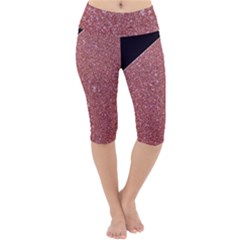 Abstract, Edge Style, Pink, Purple, Lightweight Velour Cropped Yoga Leggings by nateshop