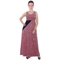 Abstract, Edge Style, Pink, Purple, Empire Waist Velour Maxi Dress by nateshop