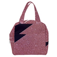 Abstract, Edge Style, Pink, Purple, Boxy Hand Bag by nateshop