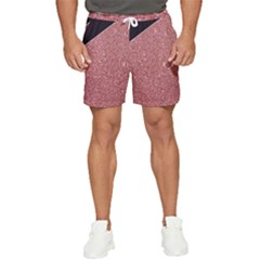 Abstract, Edge Style, Pink, Purple, Men s Runner Shorts