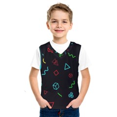 Black, Dark, Galaxy Kids  Basketball Tank Top