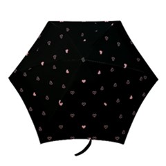 Heart, Background Mini Folding Umbrellas by nateshop