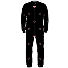 Heart, Background Onepiece Jumpsuit (men) by nateshop