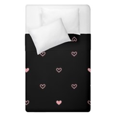 Heart, Background Duvet Cover Double Side (single Size) by nateshop