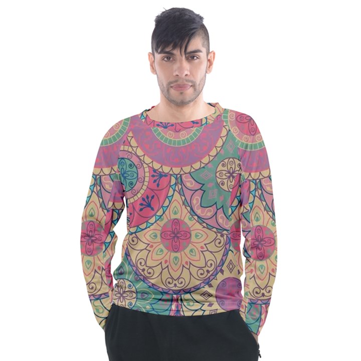 Pattern , Comic, Art, Supreme, Designs Men s Long Sleeve Raglan T-Shirt