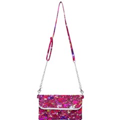 Pink Glitter, Cute, Girly, Glitter, Pink, Purple, Sparkle Mini Crossbody Handbag by nateshop