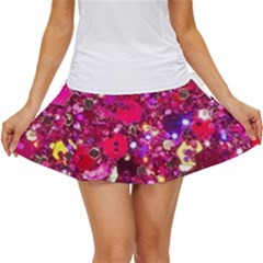 Pink Glitter, Cute, Girly, Glitter, Pink, Purple, Sparkle Women s Skort by nateshop