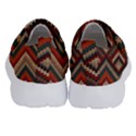 Fabric Abstract Pattern Fabric Textures, Geometric Kids  Velcro No Lace Shoes View4