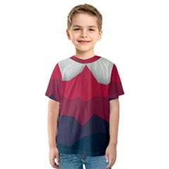 Minimalistic Colours, Minimal Colours, Pattern, Stoche Kids  Sport Mesh T-shirt