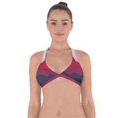 Minimalistic Colours, Minimal Colours, Pattern, Stoche Halter Neck Bikini Top by nateshop