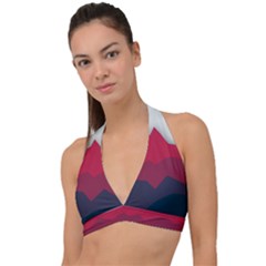 Minimalistic Colours, Minimal Colours, Pattern, Stoche Halter Plunge Bikini Top by nateshop